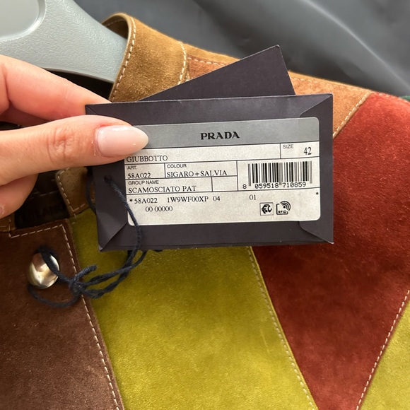 PRADA suede patchwork jacket 🤎 - Picture 4 of 5